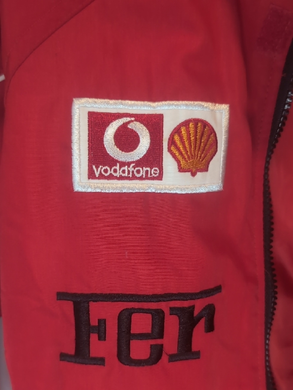Boys Ferrari Red Racing Jacket - Picture 3 of 10